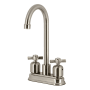 Kingston Brass Millennium 1.8 GPM Standard Bar Faucet - Includes Escutcheon Brushed Nickel