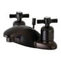Kingston Brass Millennium 1.2 GPM Centerset Bathroom Faucet with Pop-Up Drain Assembly Oil Rubbed Bronze
