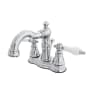 Kingston Brass American Patriot 1.2 GPM Centerset Bathroom Faucet with Pop-Up Drain Assembly Polished Chrome