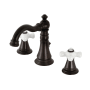 Kingston Brass American Classic 1.2 GPM Widespread Bathroom Faucet with Pop-Up Drain Assembly Oil Rubbed Bronze
