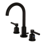 Kingston Brass Concord 1.2 GPM Widespread Bathroom Faucet with Pop-Up Drain Assembly Oil Rubbed Bronze
