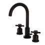 Kingston Brass Concord 1.2 GPM Widespread Bathroom Faucet with Pop-Up Drain Assembly Oil Rubbed Bronze