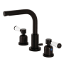 Kingston Brass Paris 1.2 GPM Widespread Bathroom Faucet with Pop-Up Drain Assembly Oil Rubbed Bronze