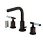 Kingston Brass Synchronous 1.2 GPM Widespread Bathroom Faucet with Pop-Up Drain Assembly Oil Rubbed Bronze