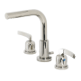 Kingston Brass Centurion 1.2 GPM Widespread Bathroom Faucet with Pop-Up Drain Assembly Polished Nickel