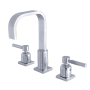 Kingston Brass Concord 1.2 GPM Widespread Bathroom Faucet with Pop-Up Drain Assembly Polished Chrome