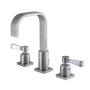 Kingston Brass Paris 1.2 GPM Widespread Bathroom Faucet with Pop-Up Drain Assembly Brushed Nickel