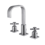 Kingston Brass Concord 1.2 GPM Widespread Bathroom Faucet with Pop-Up Drain Assembly Brushed Nickel