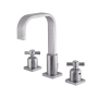 Kingston Brass Millennium 1.2 GPM Widespread Bathroom Faucet with Pop-Up Drain Assembly Brushed Nickel