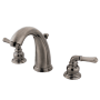 Kingston Brass Magellan 1.2 GPM Widespread Bathroom Faucet with Pop-Up Drain Assembly Vintage Nickel