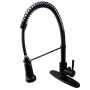 Kingston Brass Concord 1.8 GPM Single Hole Pre-Rinse Pull Down Kitchen Faucet Oil Rubbed Bronze
