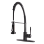 Kingston Brass Nustudio 1.8 GPM Single Hole Pre-Rinse Pull Down Kitchen Faucet Oil Rubbed Bronze