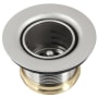 Kingston Brass Portland 2" Basket Strainer Polished Nickel