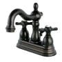 Kingston Brass Essex 1.2 GPM Centerset Bathroom Faucet with Pop-Up Drain Assembly Oil Rubbed Bronze