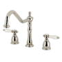 Kingston Brass Bel-Air 1.8 GPM Widespread Kitchen Faucet Polished Nickel