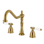 Kingston Brass Bel-Air 1.8 GPM Widespread Kitchen Faucet Brushed Brass