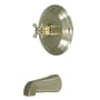 Satin Nickel / Polished Brass