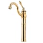 Kingston Brass Victorian 1.2 GPM Vessel Single Hole Bathroom Faucet Polished Brass
