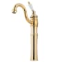 Kingston Brass Victorian 1.2 GPM Vessel Single Hole Bathroom Faucet Polished Brass