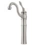 Kingston Brass Victorian 1.2 GPM Vessel Single Hole Bathroom Faucet Brushed Nickel