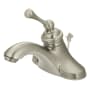 Kingston Brass Victorian 1.2 GPM Centerset Bathroom Faucet with Pop-up Drain Assembly Brushed Nickel