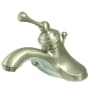 Kingston Brass Vintage 1.2 GPM Centerset Bathroom Faucet with Pop-Up Drain Assembly Brushed Nickel