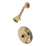 Kingston Brass Shower Only Trim Package with 1.8 GPM Multi Function Shower Head Polished Brass