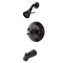 Kingston Brass Duchess Tub and Shower Trim Package with 1.8 GPM Single Function Shower Head Oil Rubbed Bronze