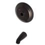 Kingston Brass Wall Mounted Bathtub Faucet-Only Trim Kit - Includes Rough-In - Handle Not Included Oil Rubbed Bronze