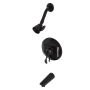 Kingston Brass Tub and Shower Trim Package with 1.8 GPM Single Function Shower Head Oil Rubbed Bronze