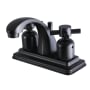Kingston Brass Concord 1.2 GPM Centerset Bathroom Faucet with Pop-Up Drain Assembly Oil Rubbed Bronze