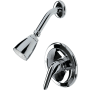 Kingston Brass Shower Only Trim Package with 1.8 GPM Single Function Shower Head Polished Chrome