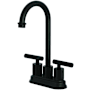 Kingston Brass Convergent 1.8 GPM Standard Bar Faucet Matte Black