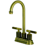 Kingston Brass Convergent 1.8 GPM Standard Bar Faucet Antique Brass