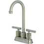 Kingston Brass Convergent 1.8 GPM Standard Bar Faucet Brushed Nickel