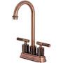Kingston Brass Convergent 1.8 GPM Standard Bar Faucet Antique Copper