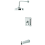 Kingston Brass Revival Tub and Shower Trim Package with 1.8 GPM Single Function Shower Head Polished Chrome