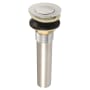 Kingston Brass Complement 1-1/4" Push-Up Drain assembly Polished Chrome