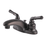 Kingston Brass Magellan 1.2 GPM Centerset Bathroom Faucet with Pop-Up Drain Assembly Oil Rubbed Bronze