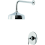 Kingston Brass Restoration Shower Only Trim Package with 1.8 GPM Single Function Shower Head Polished Chrome