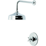 Kingston Brass Metropolitan Shower Only Trim Package with 1.8 GPM Single Function Shower Head Polished Chrome