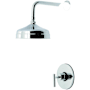 Kingston Brass Manhattan Shower Only Trim Package with 1.8 GPM Single Function Shower Head Polished Chrome