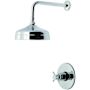 Kingston Brass Concord Shower Only Trim Package with 1.8 GPM Single Function Shower Head Polished Chrome