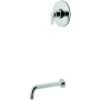 Kingston Brass NuvoFusion 10-13/16" Tub Spout with Pressure-Balanced Valve Trim and Lever Handle Polished Chrome