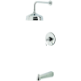 Kingston Brass Kingston Tub and Shower Trim Package with 1.8 GPM Single Function Shower Head Polished Chrome