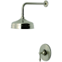 Kingston Brass Restoration Shower Only Trim Package with 1.8 GPM Single Function Shower Head Brushed Nickel