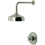 Kingston Brass Metropolitan Shower Only Trim Package with 1.8 GPM Single Function Shower Head Brushed Nickel