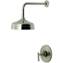 Kingston Brass Manhattan Shower Only Trim Package with 1.8 GPM Single Function Shower Head Brushed Nickel