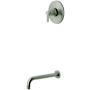 Kingston Brass NuvoFusion 10-13/16" Tub Spout with Pressure-Balanced Valve Trim and Lever Handle Brushed Nickel