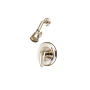 Kingston Brass Shower Only Trim Package with 1.8 GPM Multi Function Shower Head Brushed Nickel
